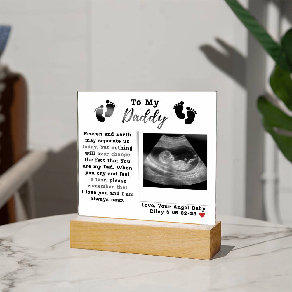 Angel Baby Acrylic Plaque For Customization