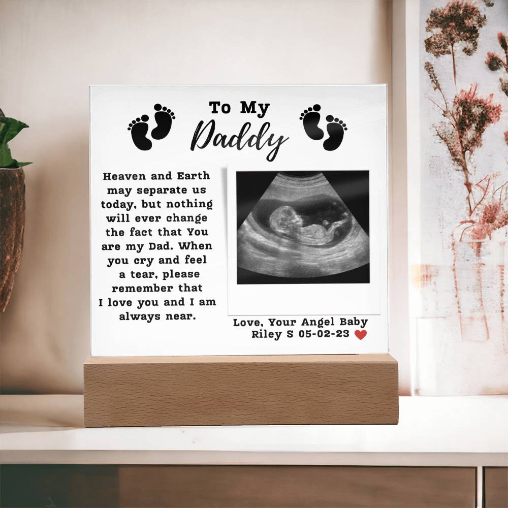 Angel Baby Acrylic Plaque For Customization