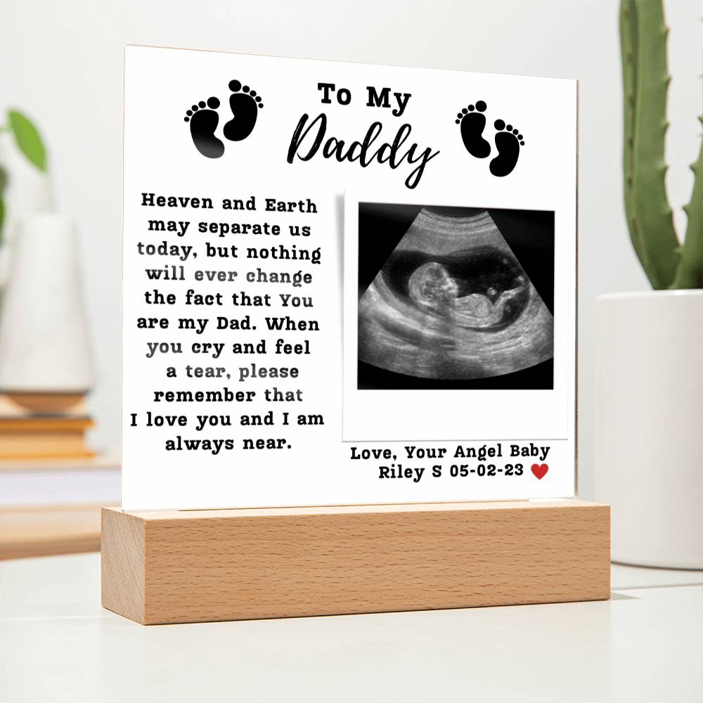 Angel Baby Acrylic Plaque For Customization