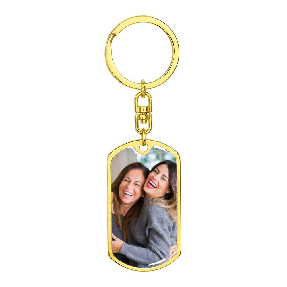 Mother and Daughter keychain