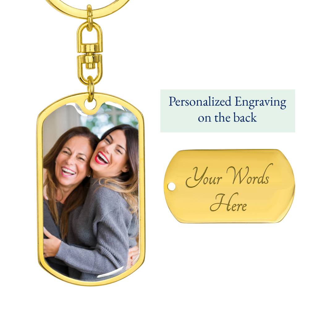 Mother and Daughter keychain