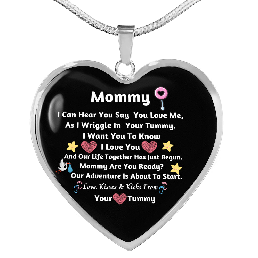 Mommy Heart Pendant- Love From Tummy