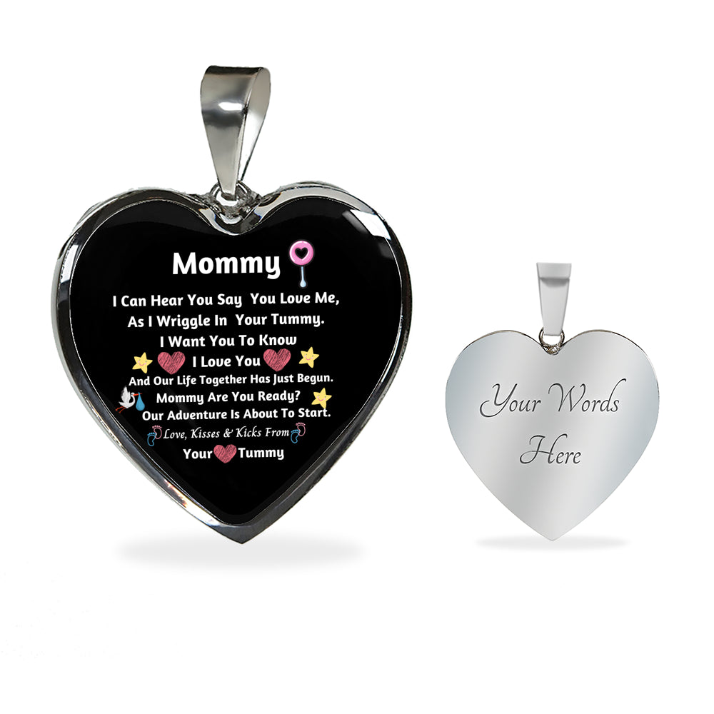 Mommy Heart Pendant- Love From Tummy