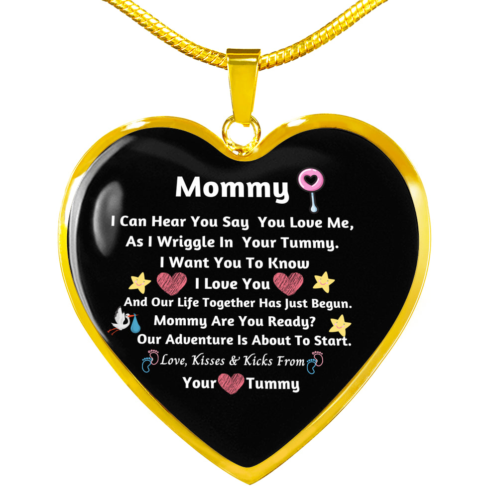 Mommy Heart Pendant- Love From Tummy