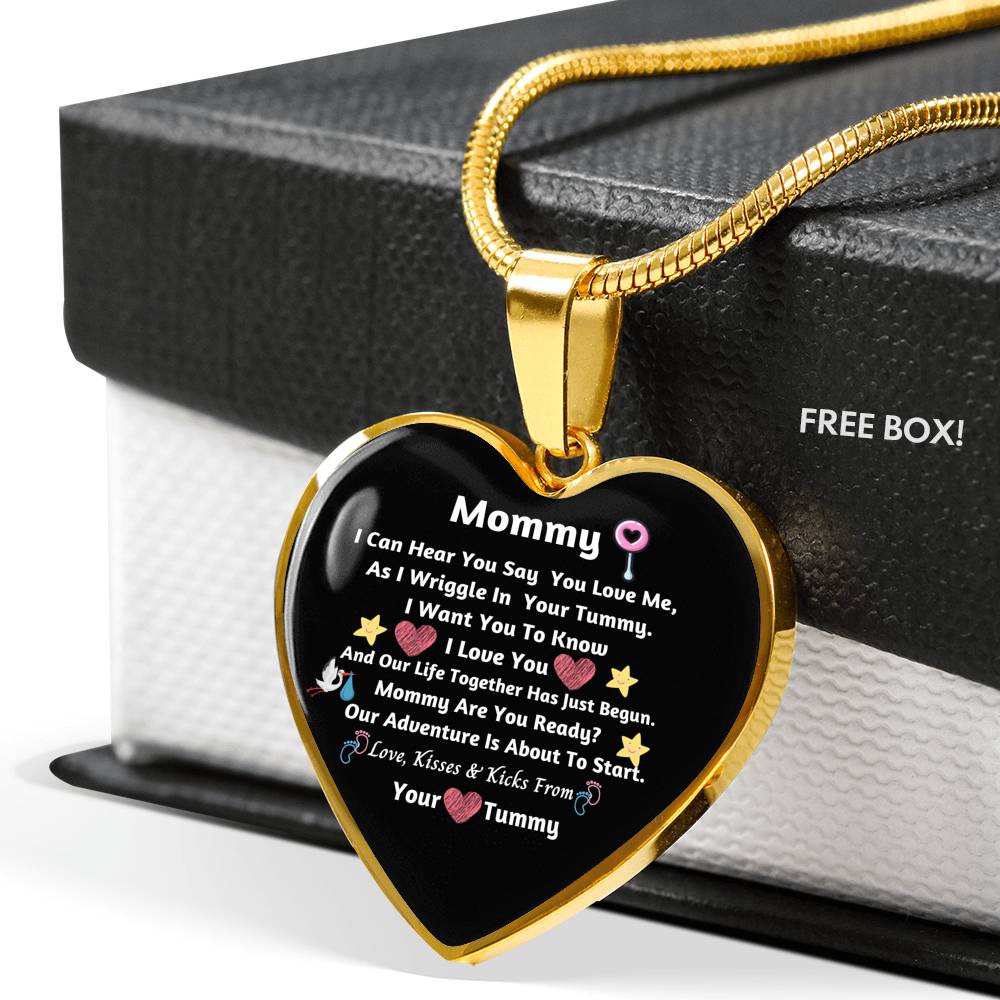 Mommy Heart Pendant- Love From Tummy