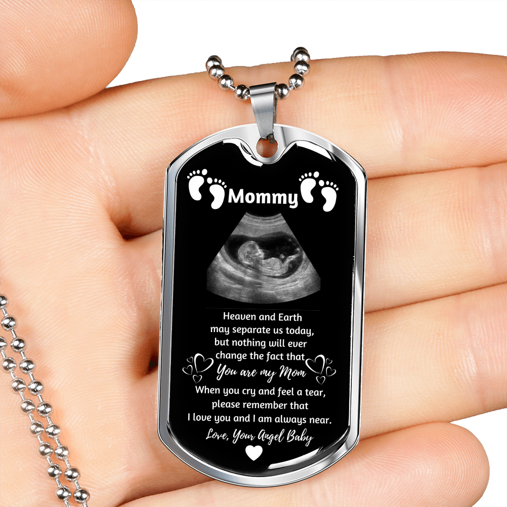 Angel loss - Version mommy dog tag