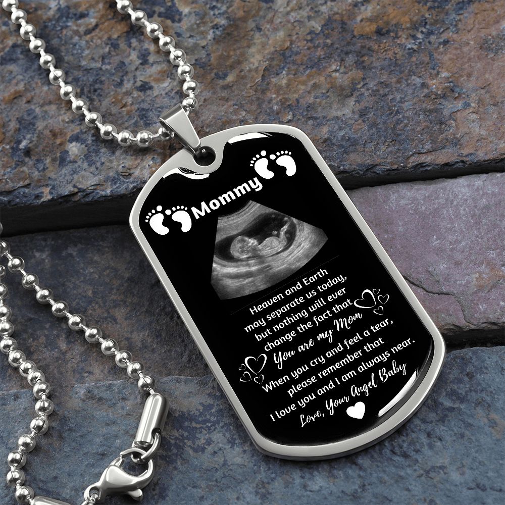 Angel loss - Version mommy dog tag