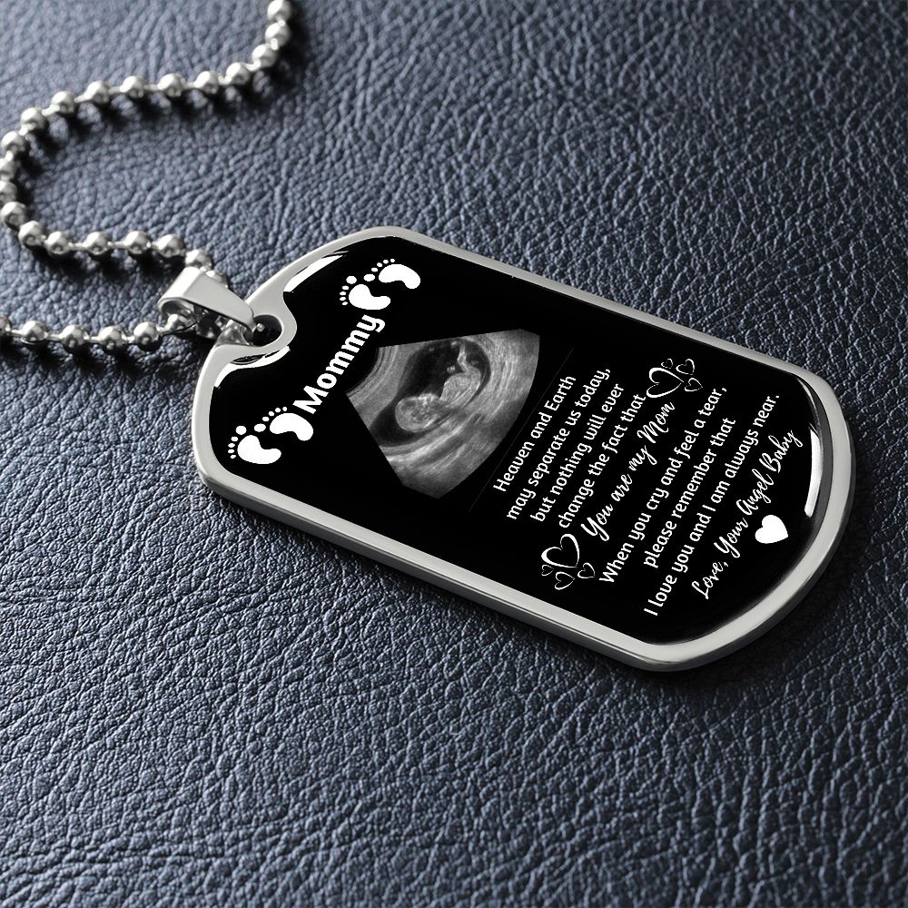Angel loss - Version mommy dog tag