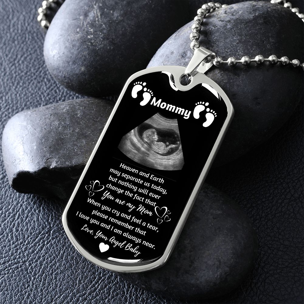 Angel loss - Version mommy dog tag