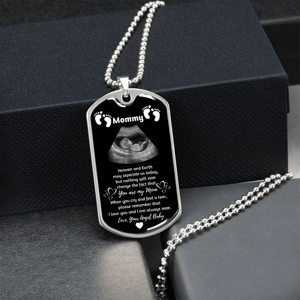 Angel loss - Version mommy dog tag