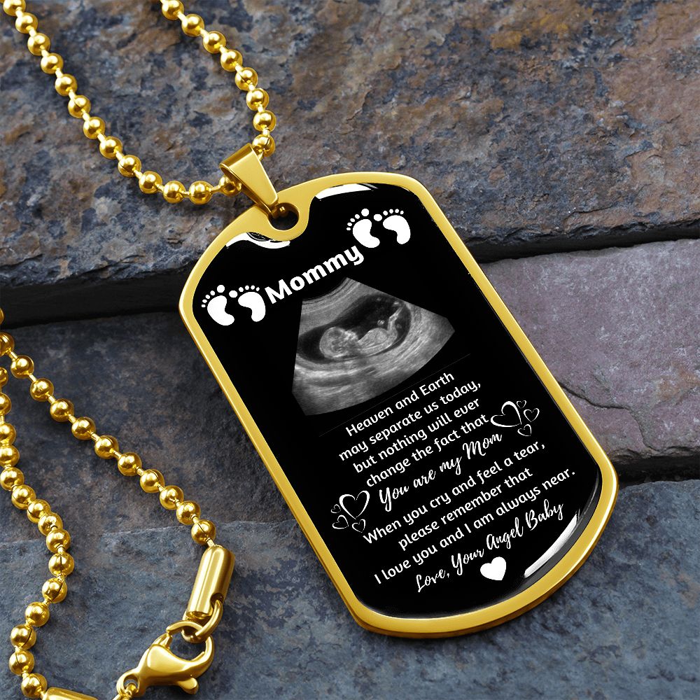 Angel loss - Version mommy dog tag