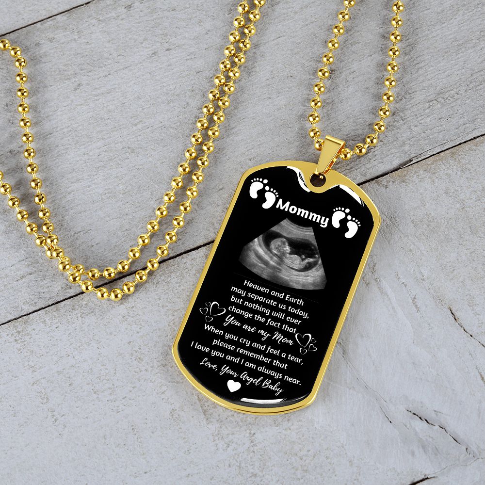 Angel loss - Version mommy dog tag