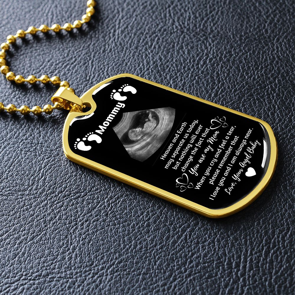 Angel loss - Version mommy dog tag