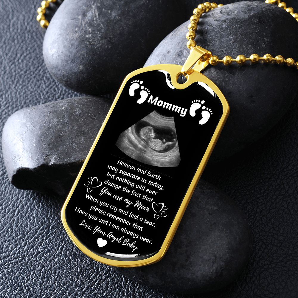 Angel loss - Version mommy dog tag
