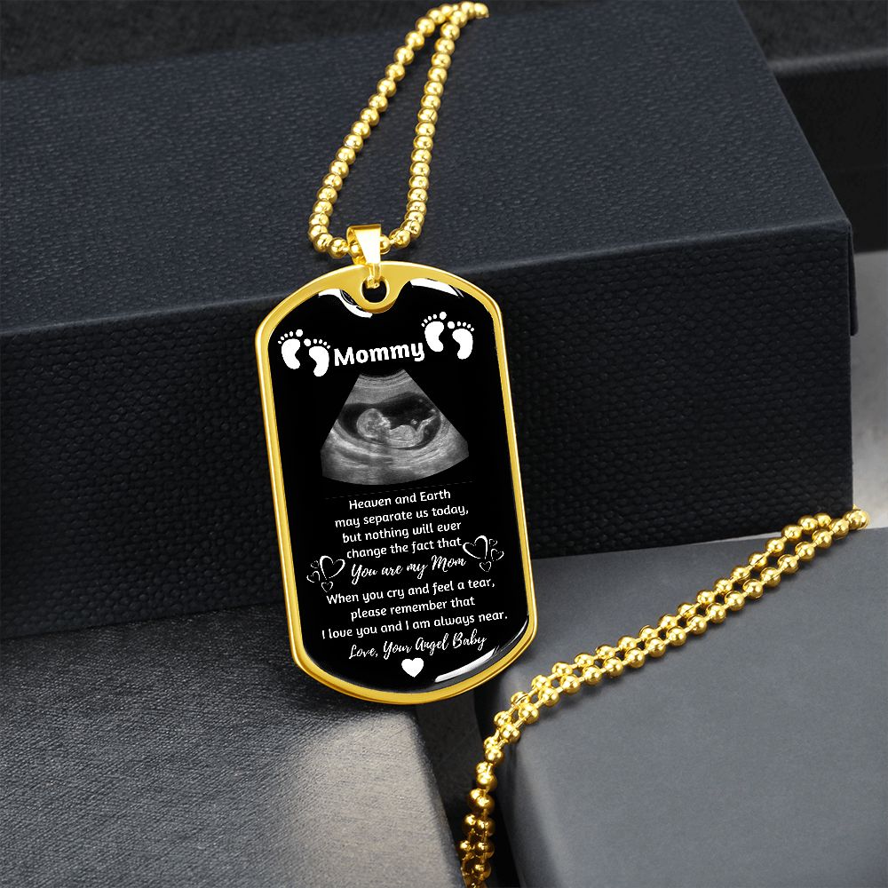 Angel loss - Version mommy dog tag