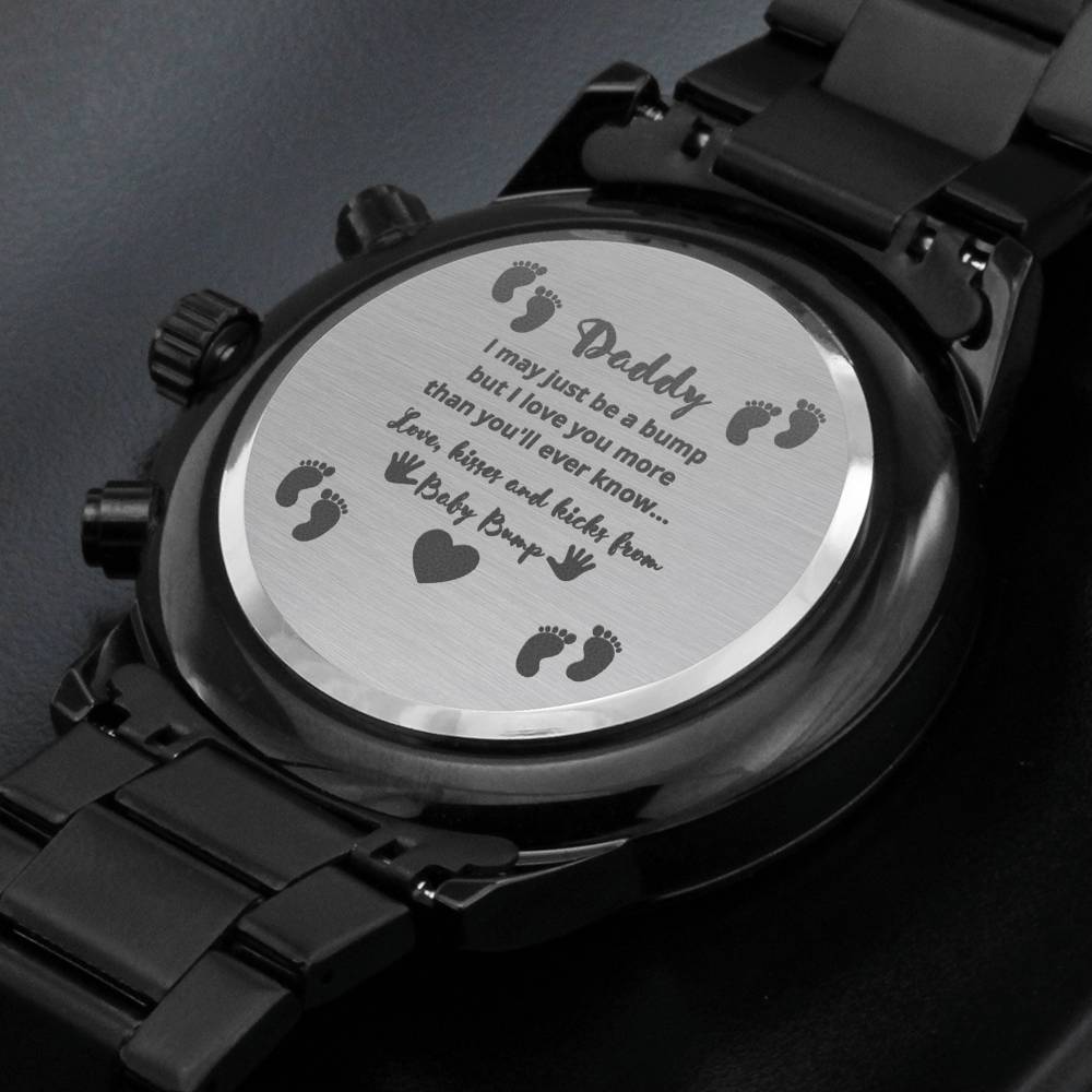 New dad watch from baby bump