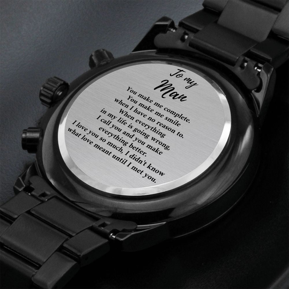To my Man - You make me complete