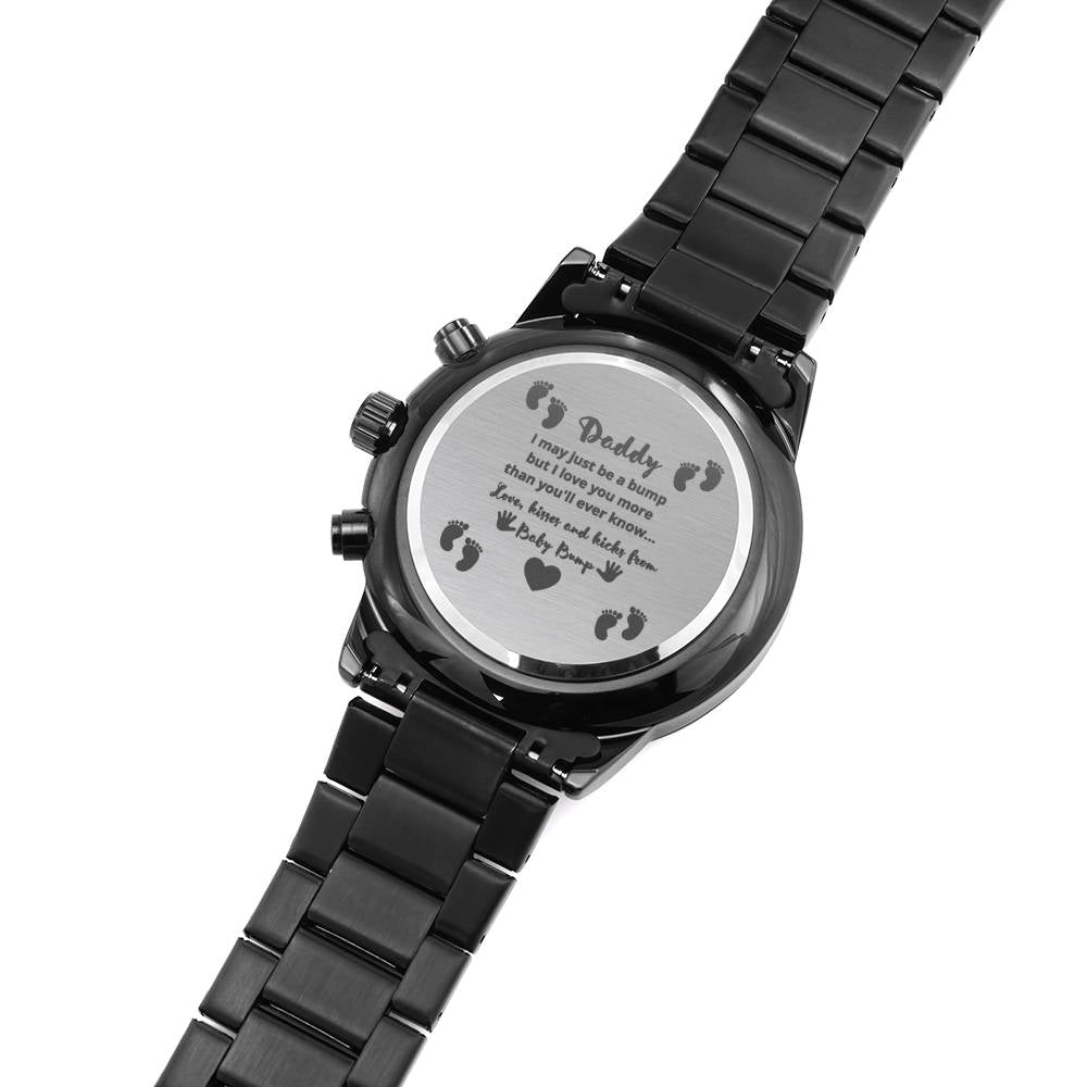 New dad watch from baby bump