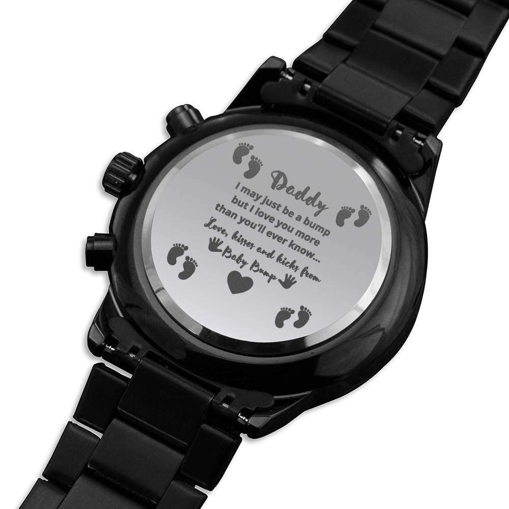 New dad watch from baby bump