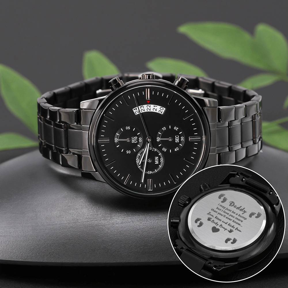 New dad watch from baby bump