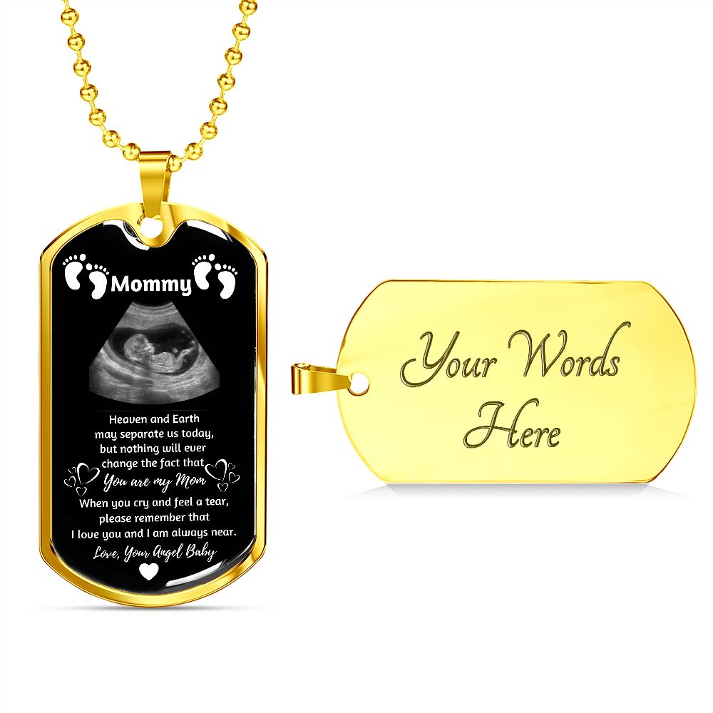 Angel loss - Version mommy dog tag