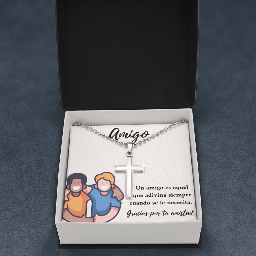 Amigo gracias por tu amistad