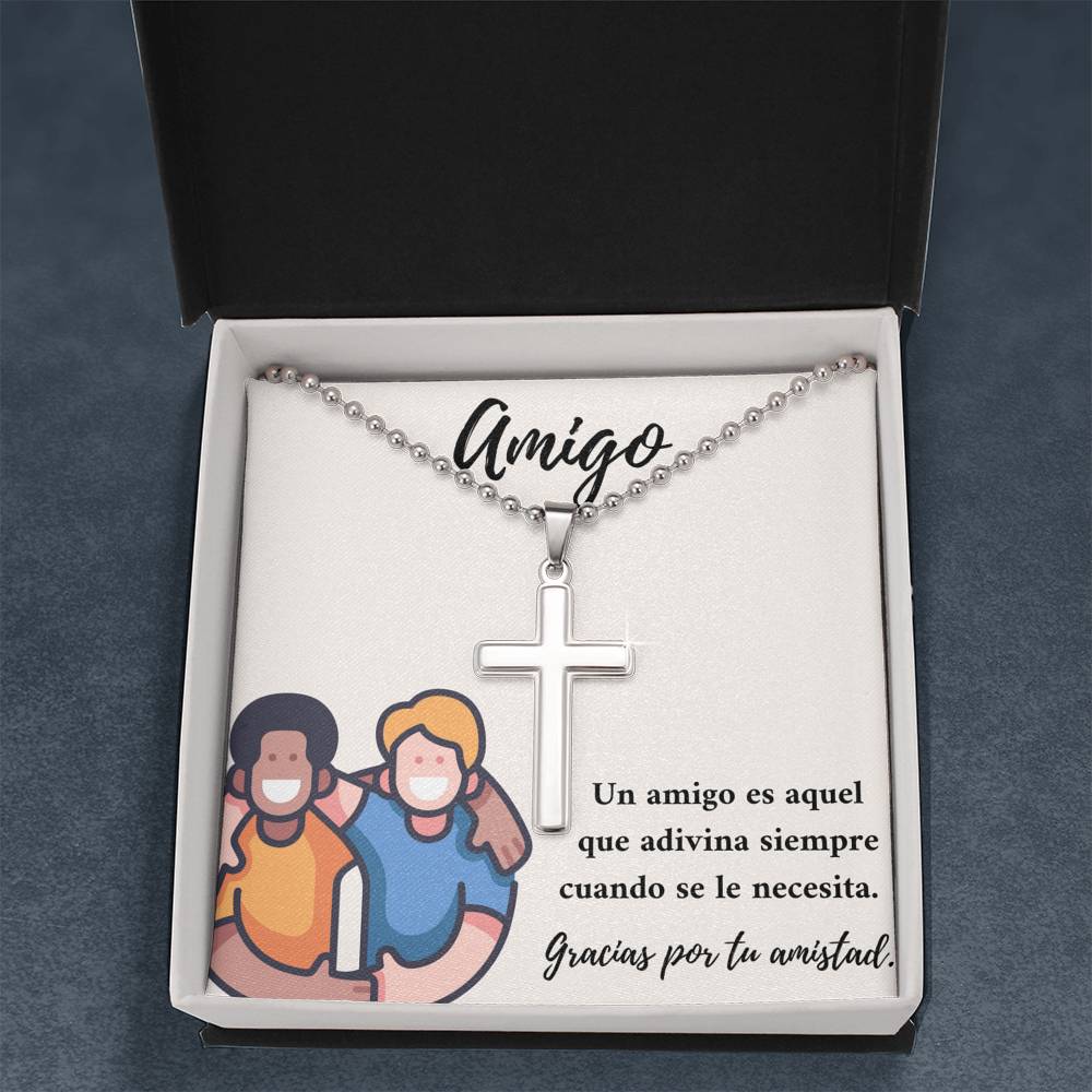 Amigo gracias por tu amistad