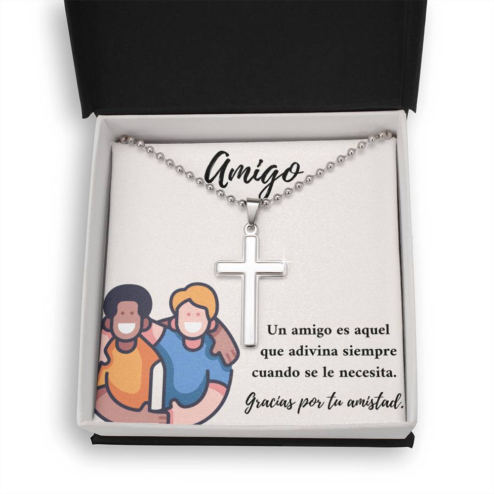 Amigo gracias por tu amistad