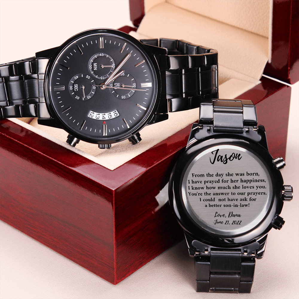 Customizable watch for son-in-law 2