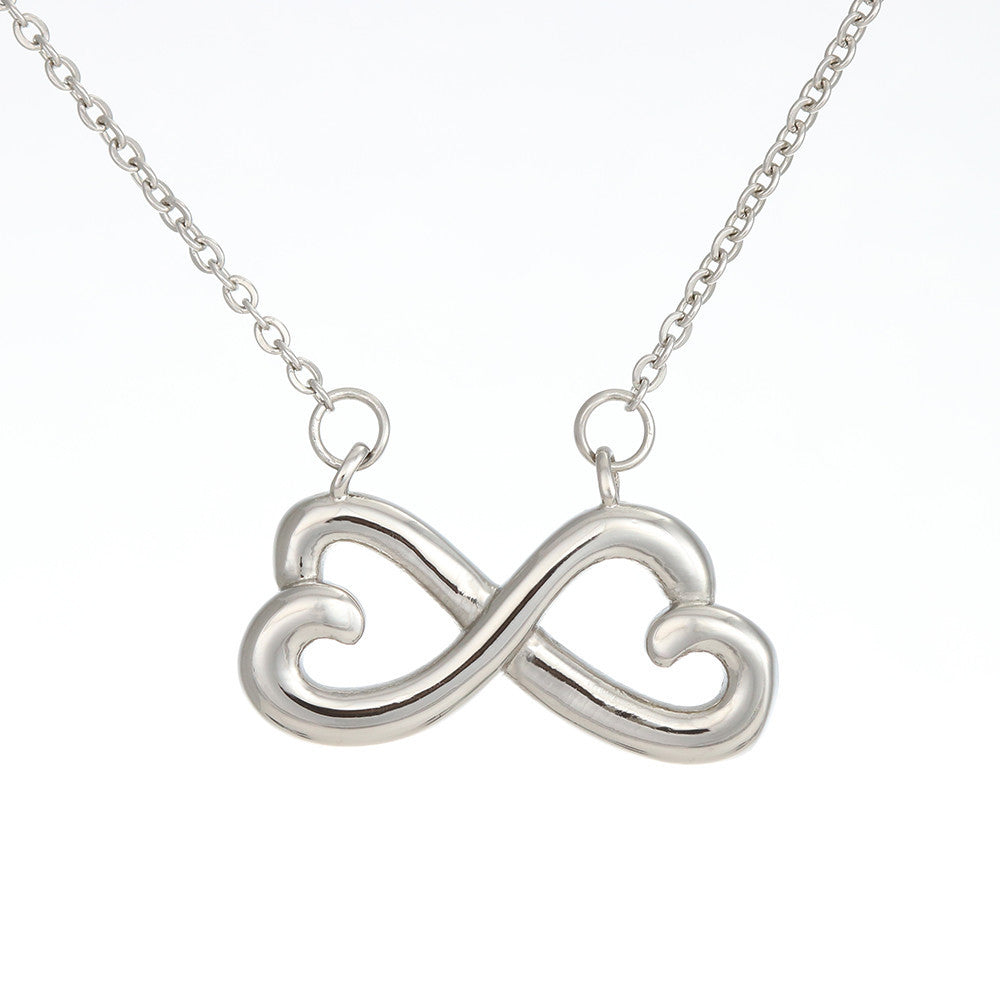 To the beautiful bride infinity necklace
