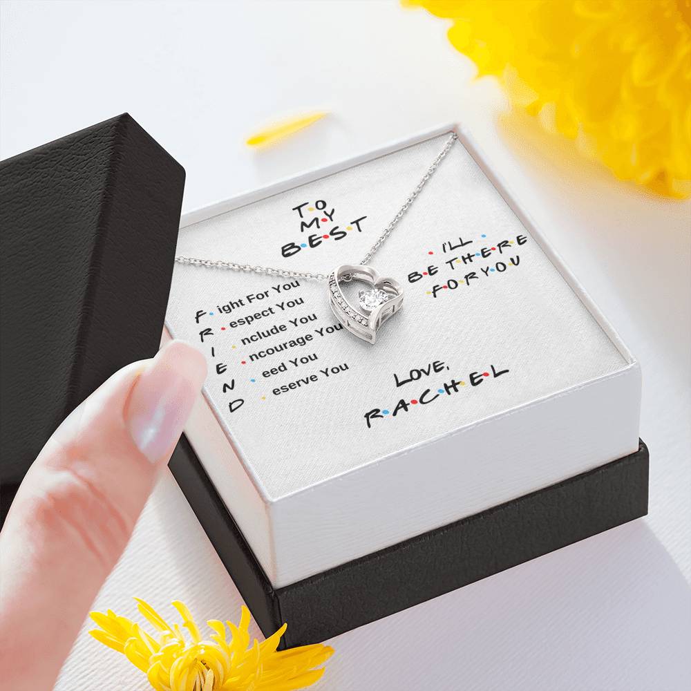 Best Friend Gifts - Friend Tv Show Heart Necklace