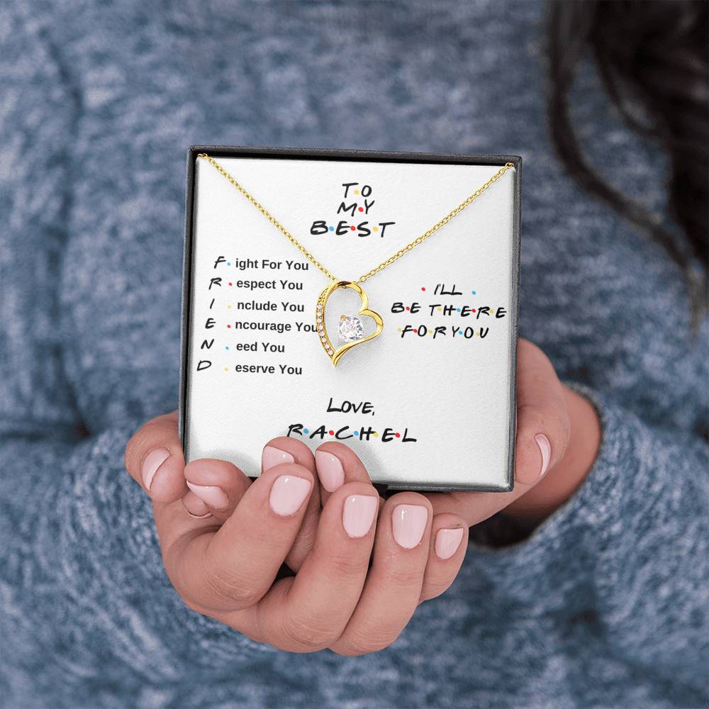 Best Friend Gifts - Friend Tv Show Heart Necklace
