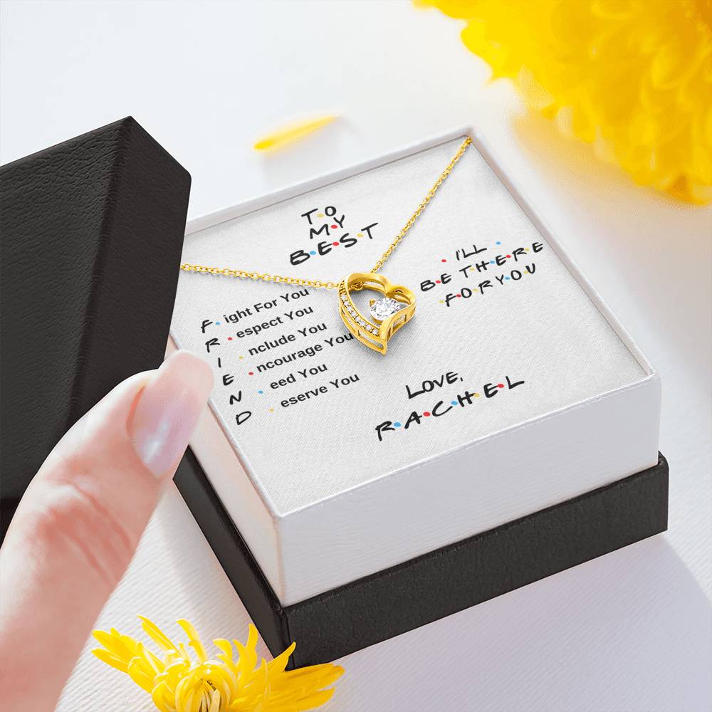 Best Friend Gifts - Friend Tv Show Heart Necklace