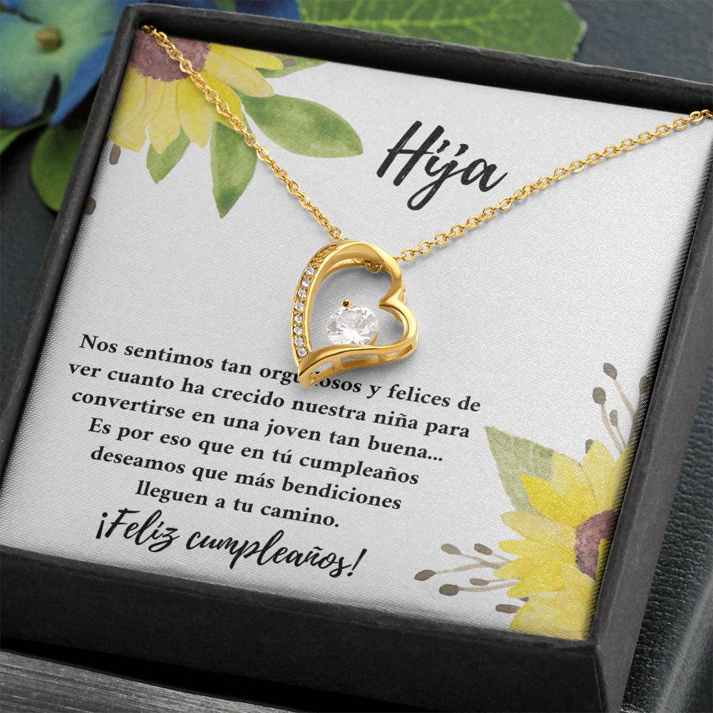 Hija estamos tan orgullosos y felices