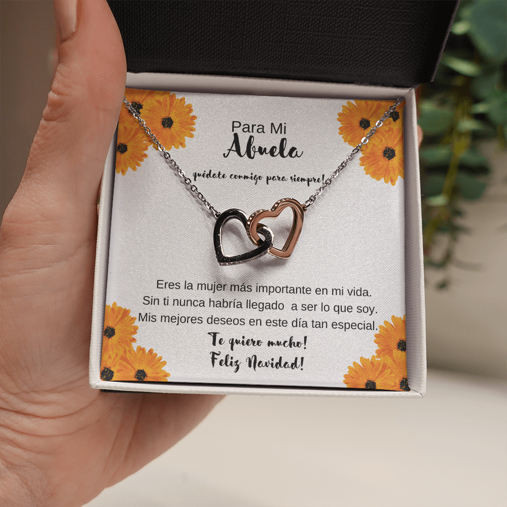 Abuela quédate conmigo para siempre feliz navidad