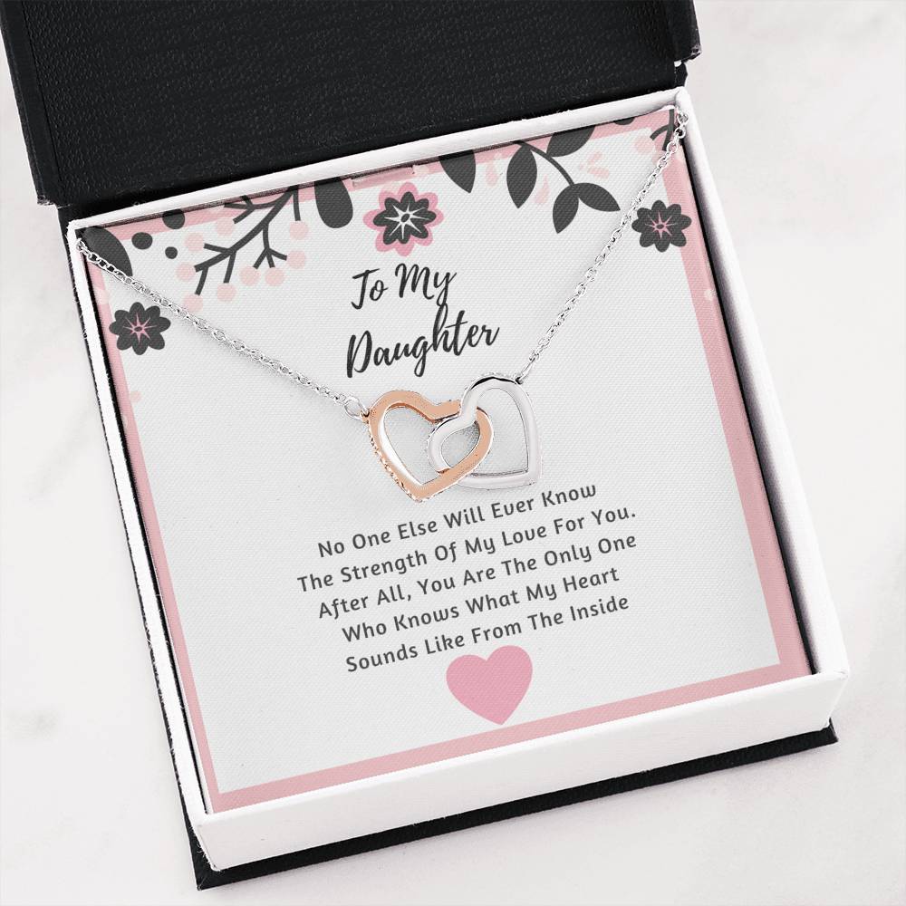 Daughter Hearts Necklace- The Strength Of My Love 1