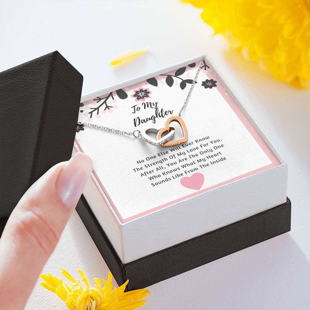 Daughter Hearts Necklace- The Strength Of My Love 1