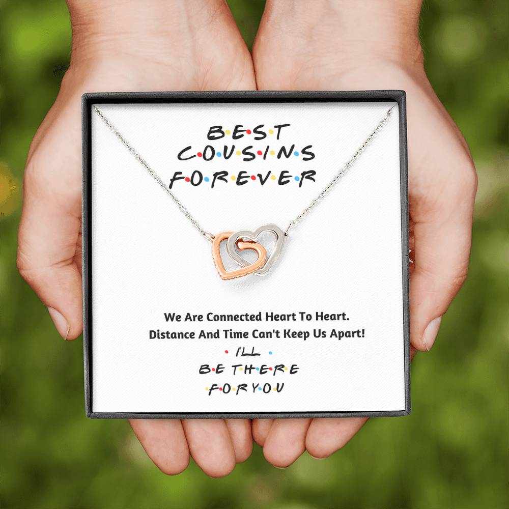 Best Cousins Forver Heart Necklace 1