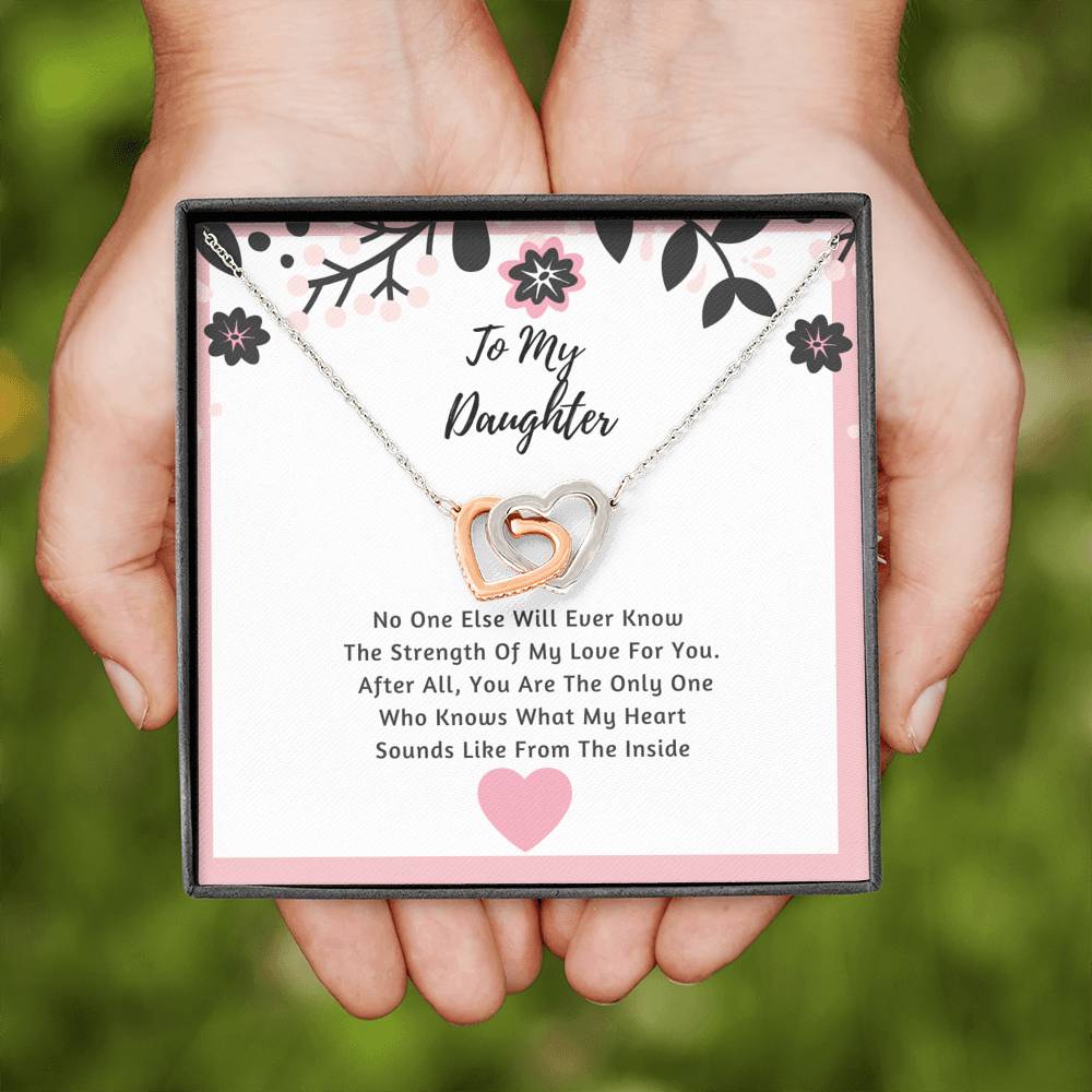 Daughter Hearts Necklace- The Strength Of My Love 1