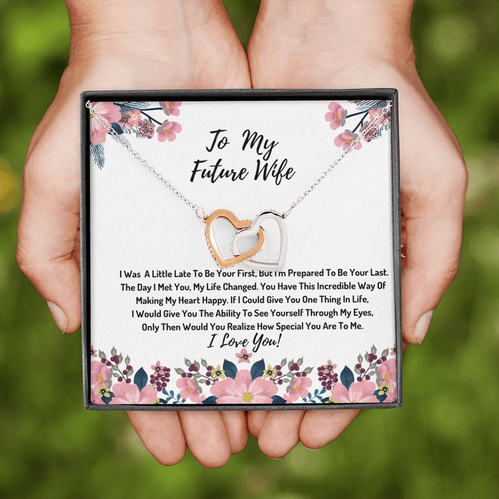 To My Future Wife Infinity Heart Necklace- You Are Special To Me