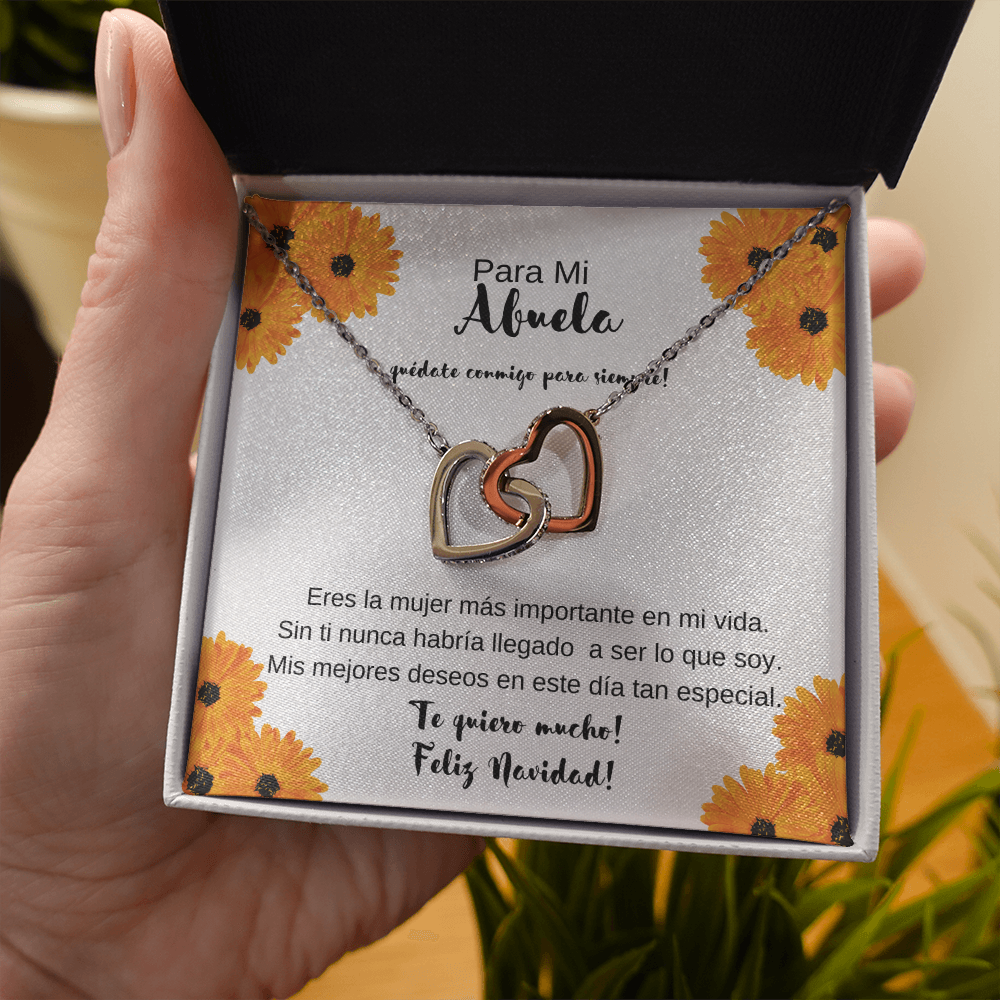 Abuela quédate conmigo para siempre feliz navidad