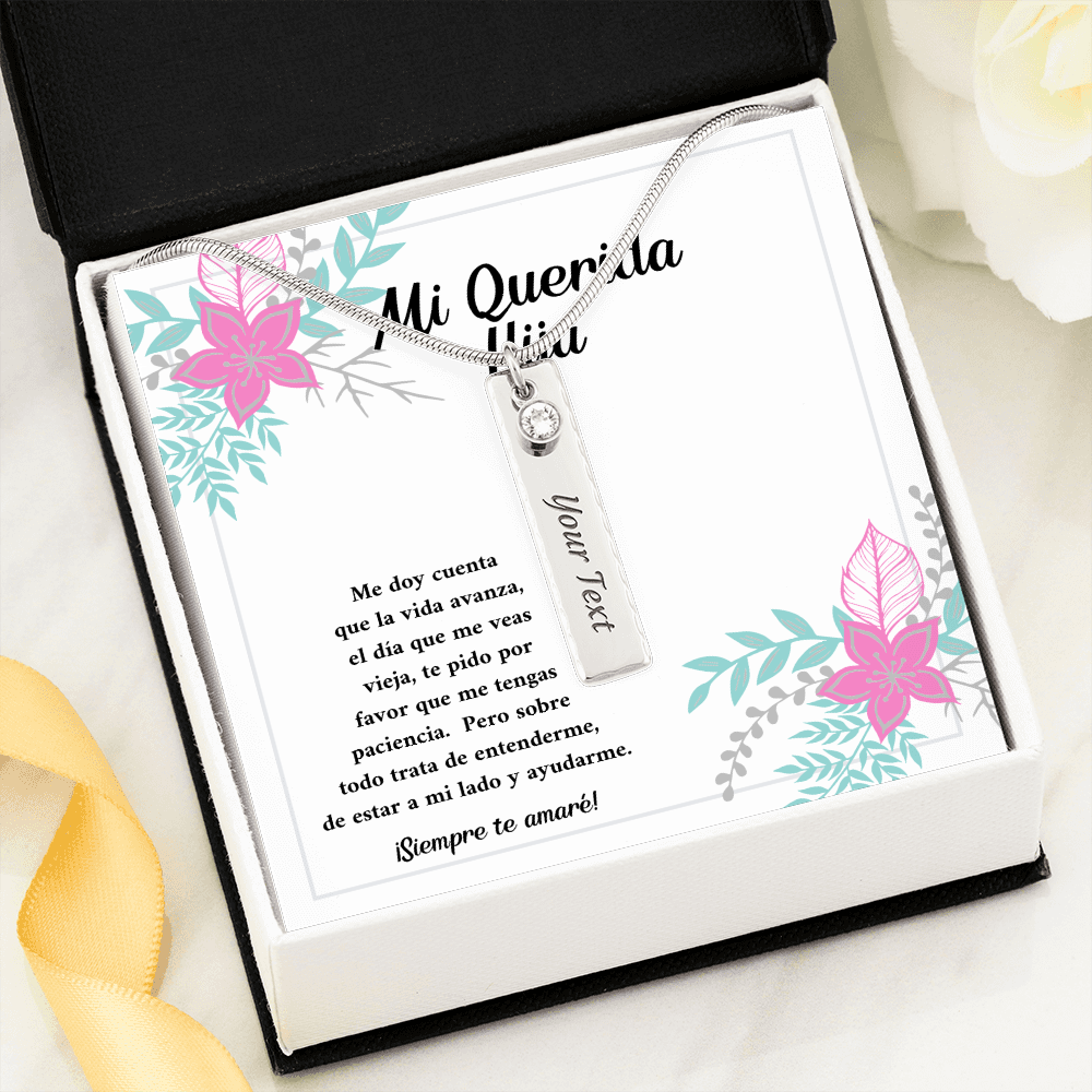 Mi querida hija siempre te amaré