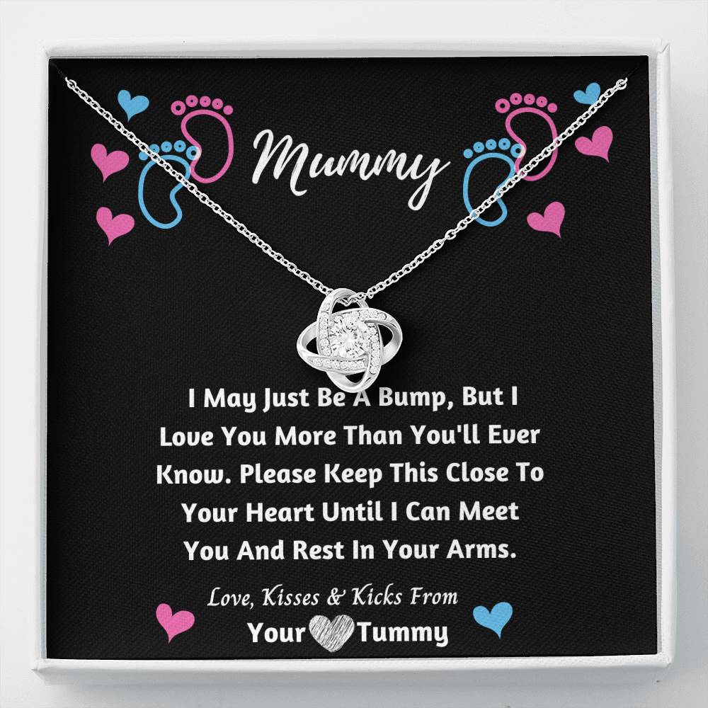 Mummy knot necklace- I love You From Your Tummy.