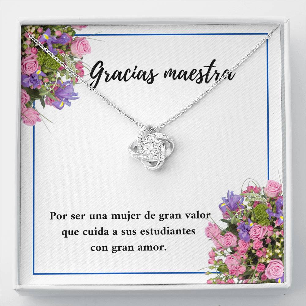 Gracias maestra por su gran valor