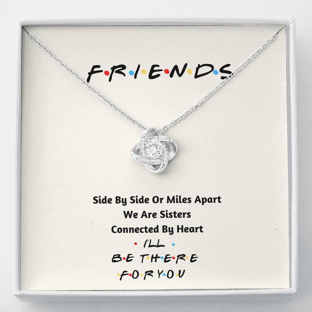 Friends Knot Necklace- Connected by the heart