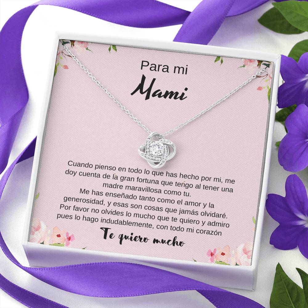 Para mi Mami me has enseñado tanto