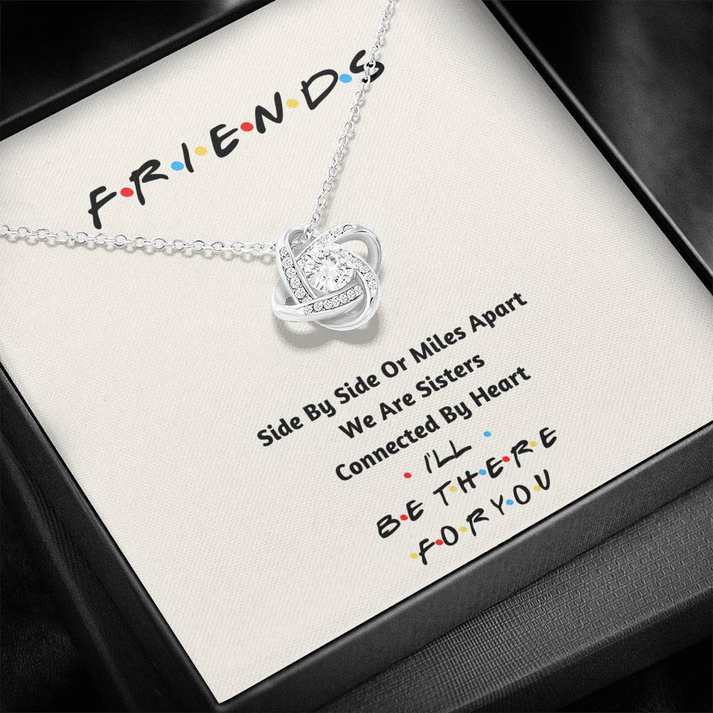 Friends Knot Necklace- Connected by the heart