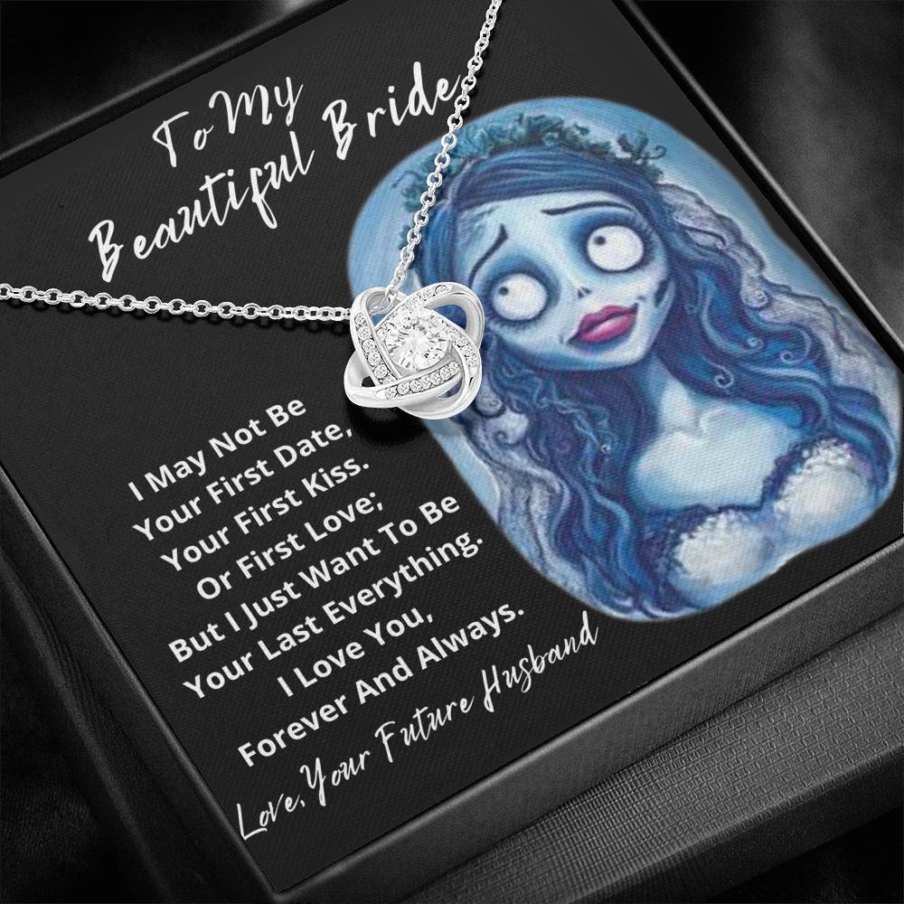 Corpse Bride necklace - I want to be your last everything