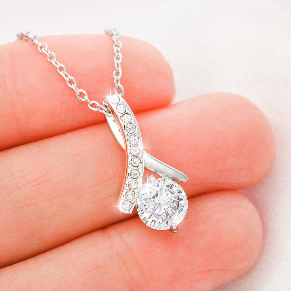 To My Beautiful Bride Alluring Necklace- You Have Made Me A Better Person