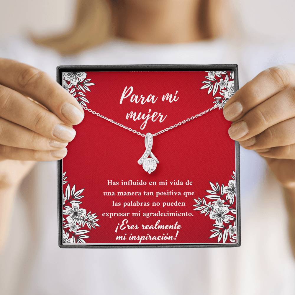 Para mi mujer eres mi inspiración